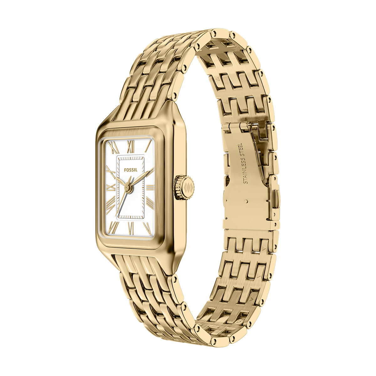 Montre Analogique RAQUEL doré blanc doré, FOSSIL
