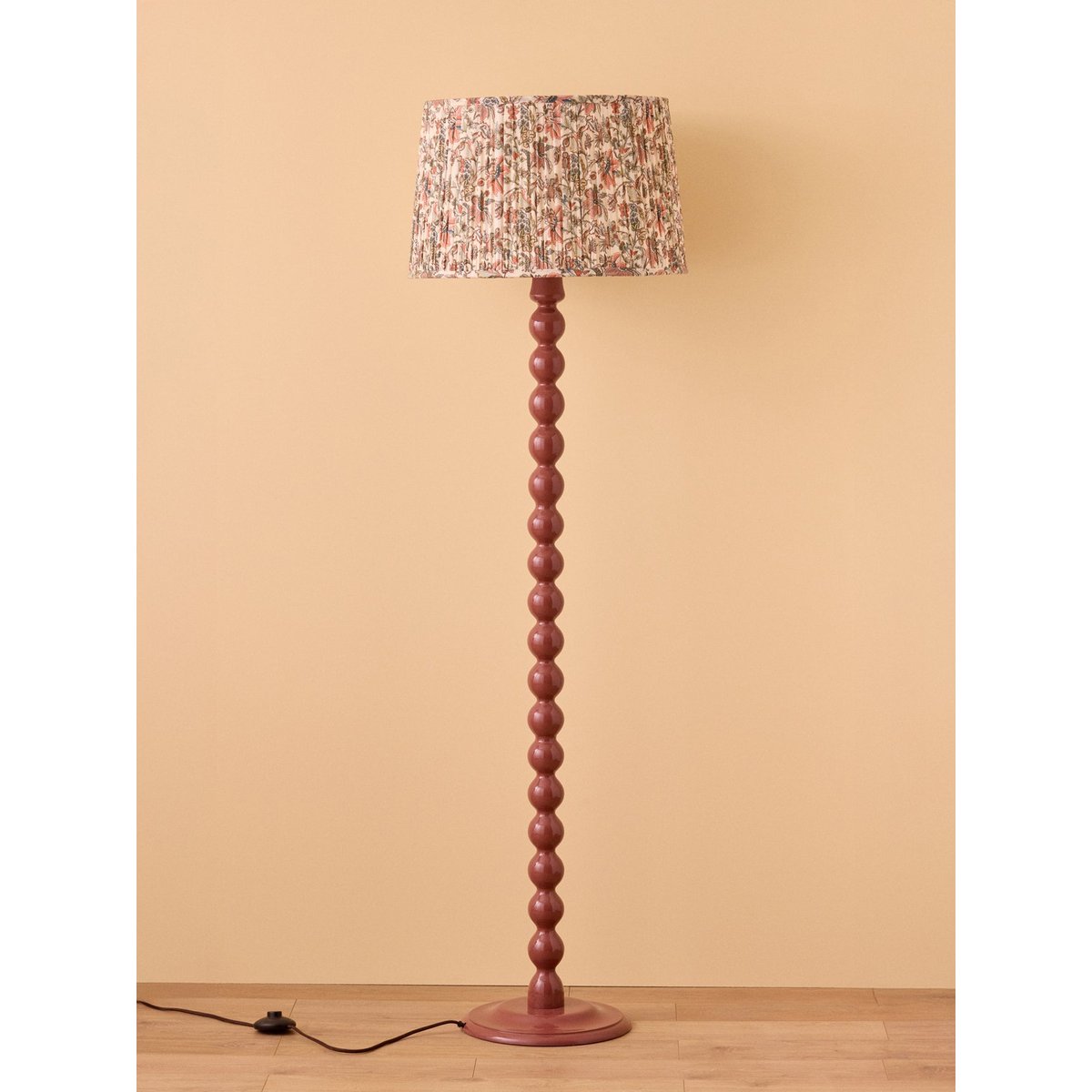 Pied de lampe en bois Bertille - Grand Modèle bordeaux, CYRILLUS