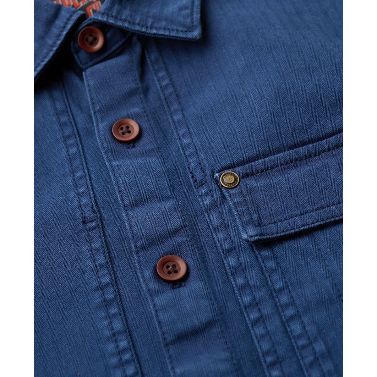 The Merchant Store - Surchemise Utility bleu indigo, SUPERDRY