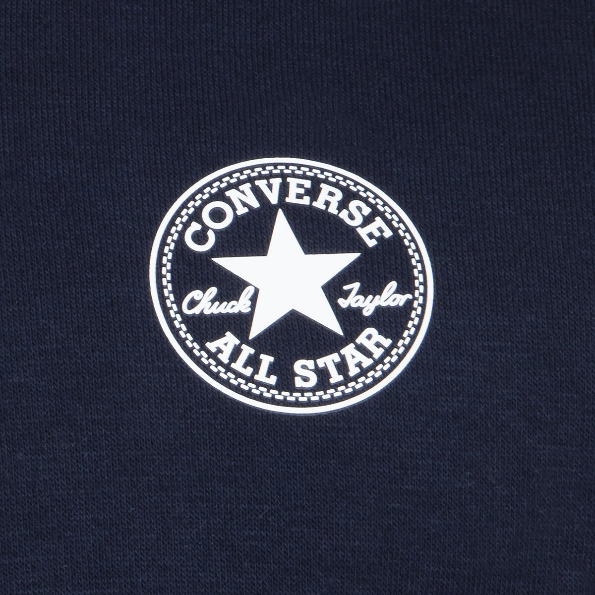 Zip-up hoodie in molton marineblauw, CONVERSE