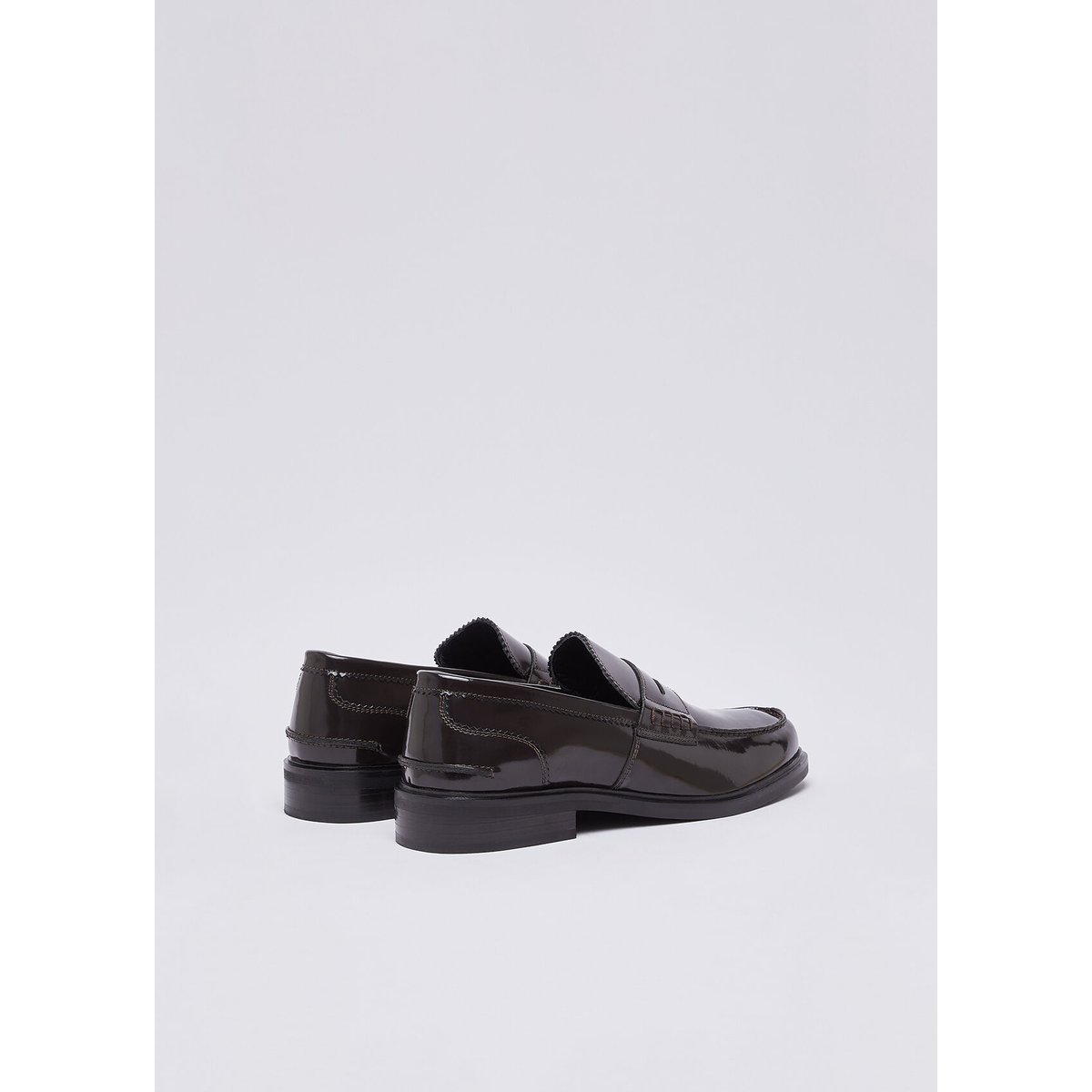 Mocassins en cuir pour homme marron foncé, LIU JO