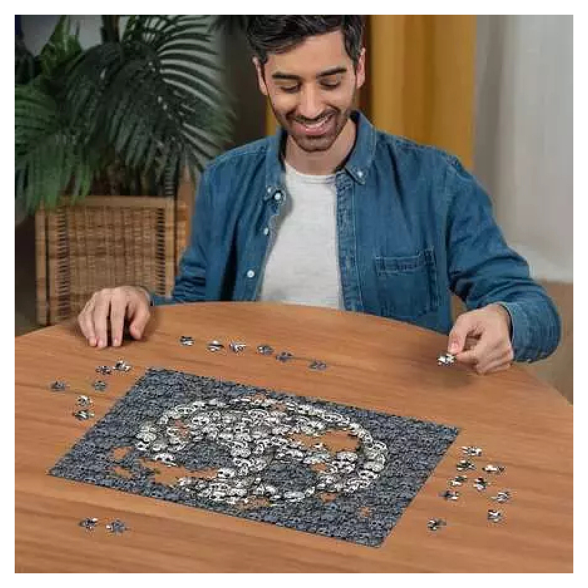 Puzzle 500 pieces - L etrange Noel de monsieur Jack couleur unique, RAVENSBURGER