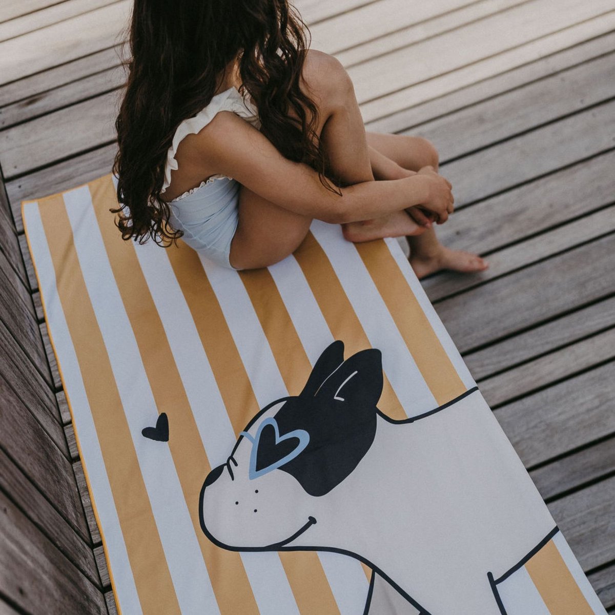 Serviette de plage jaune, ZAKUW