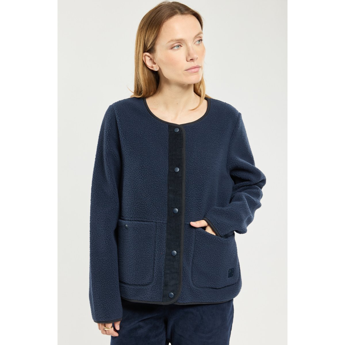 Veste polaire MOLAN marine, BERMUDES