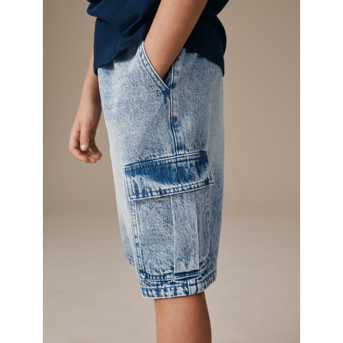 Shorts cargo jean vintage, NEXT