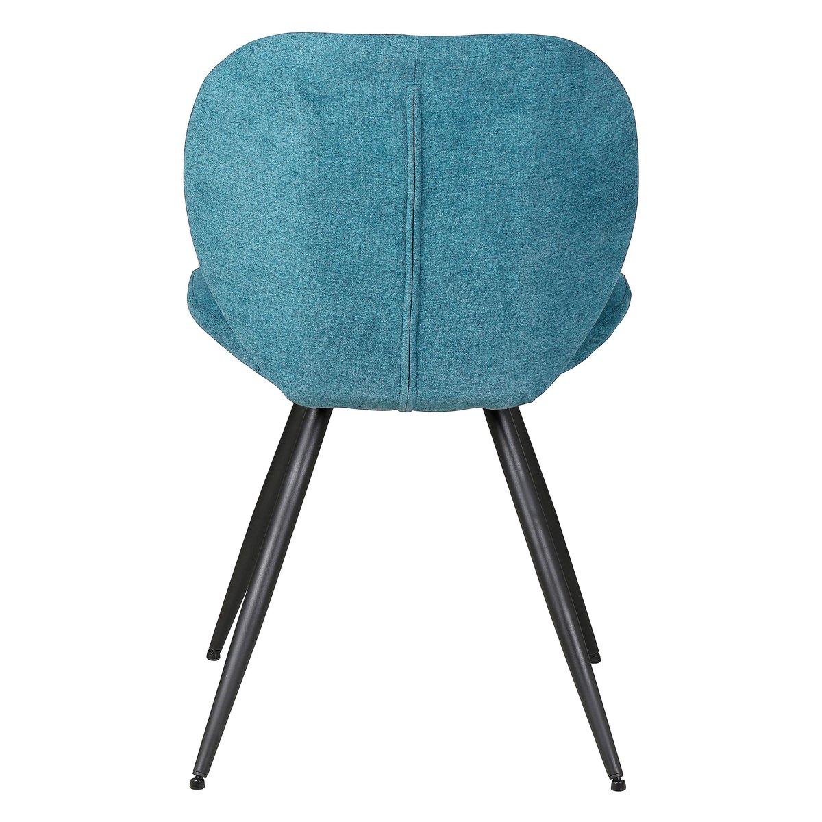 Chaise repas tissu bleu canard, ZAGO