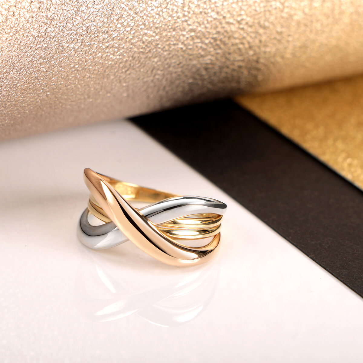 Bague en or blanc 750 CLASSIC argent, BLUESPIRIT