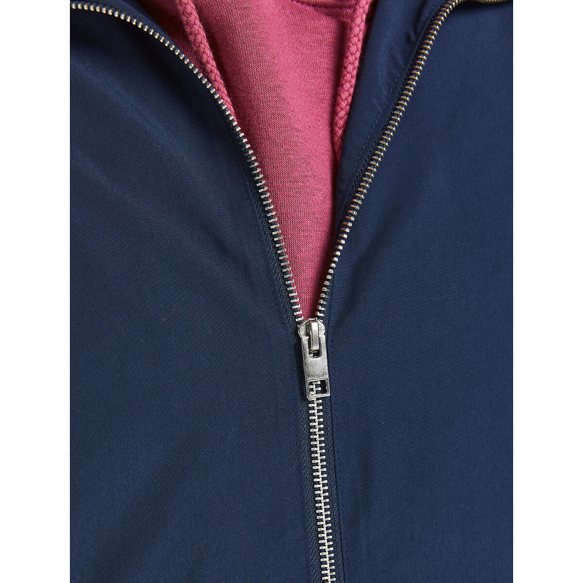 Blouson zippé Harrington Rush bleu marine, JACK & JONES