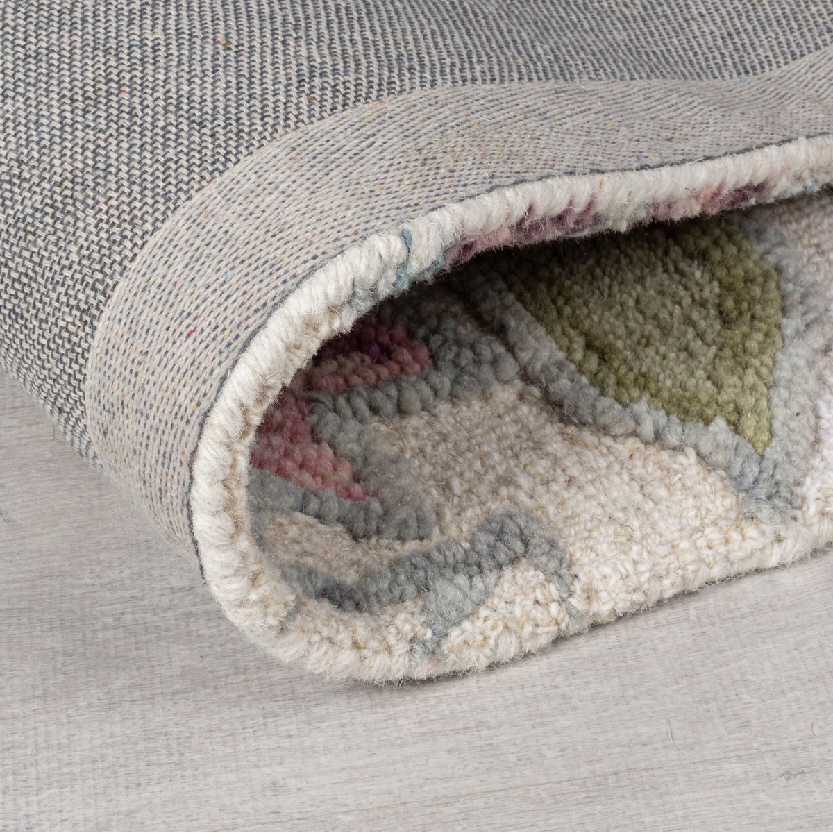 Tapis floral en laine TANIA multicolore, FLAIR RUGS