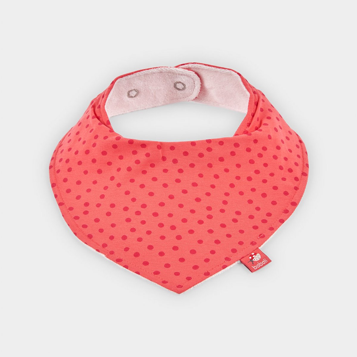 Pack de 2 bavoirs pour bébé en coton imprimé multicolore, BOBOLI