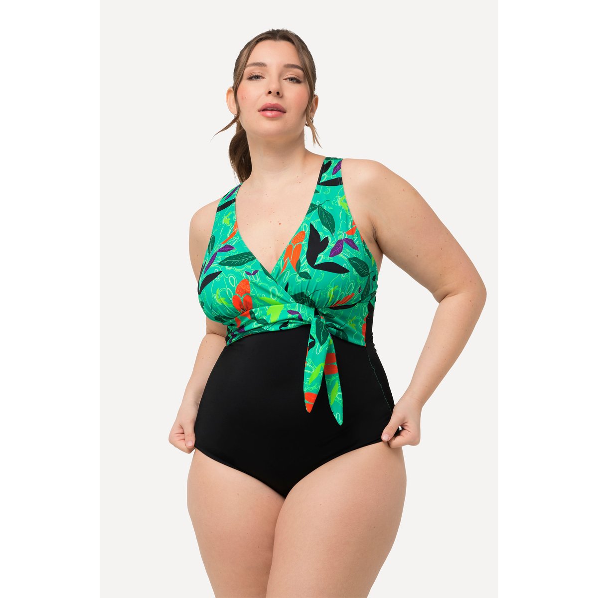 Maillot de bain aspect dos nu. noir, ULLA POPKEN