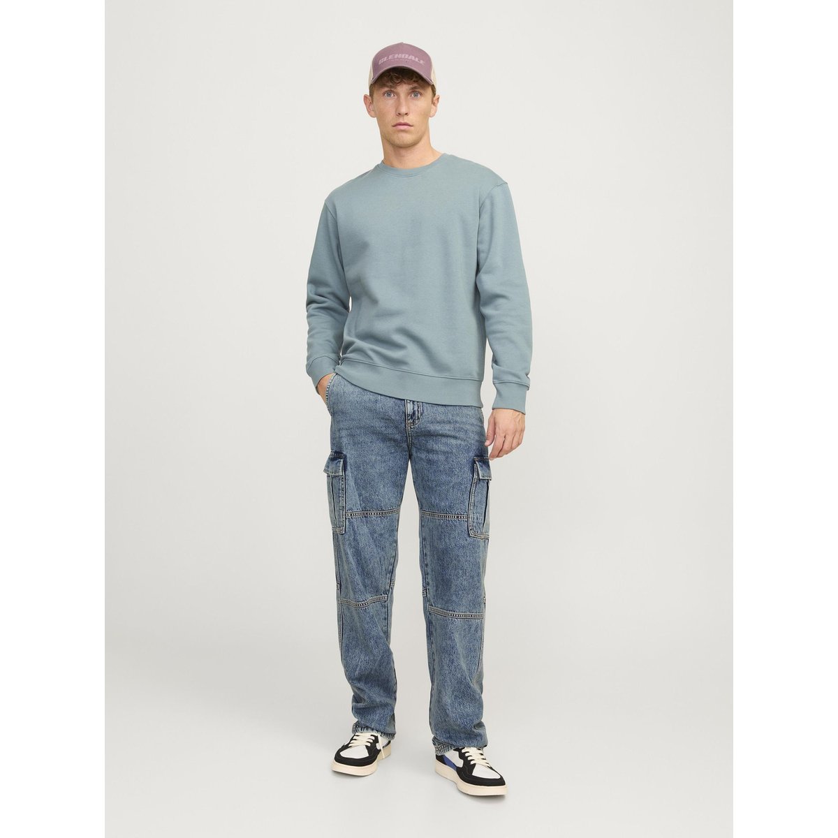 Jean À Coupe Ample blue denim, JACK & JONES