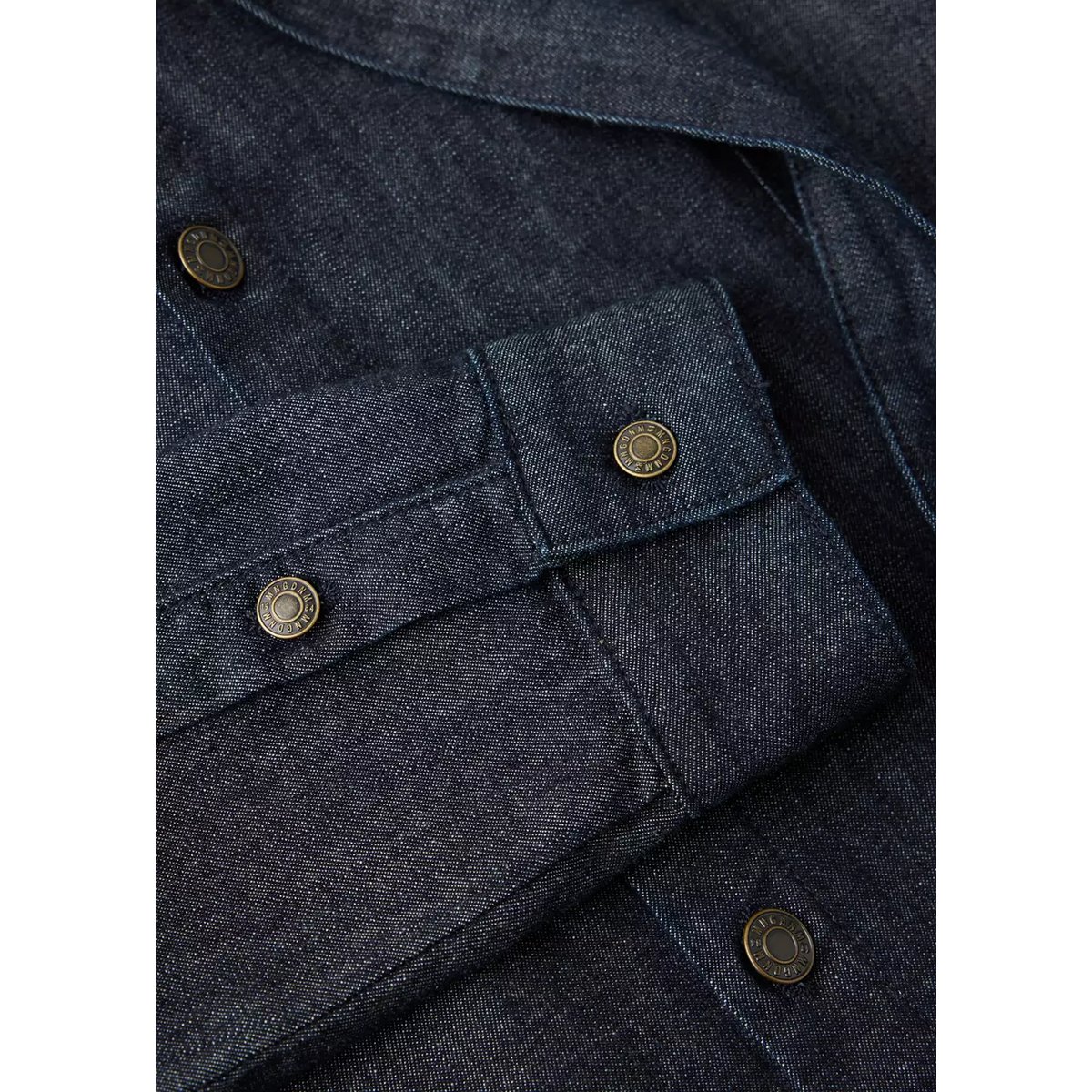 Chemise en jean nœud bleu, MANGO