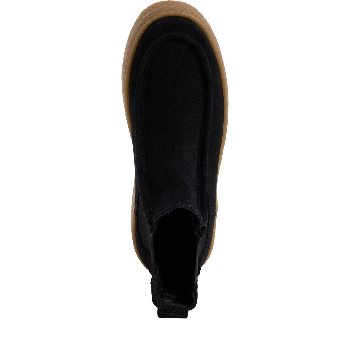 Bottine Chelsea en cuir noir, TAMARIS