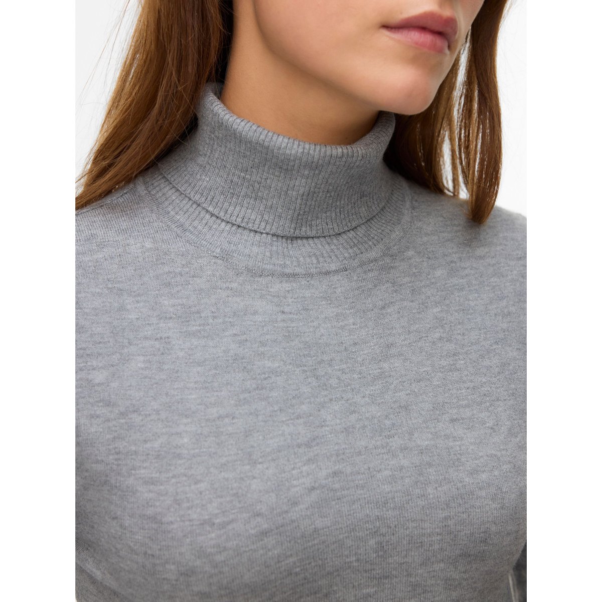 Pull En Maille medium grey melange, VERO MODA
