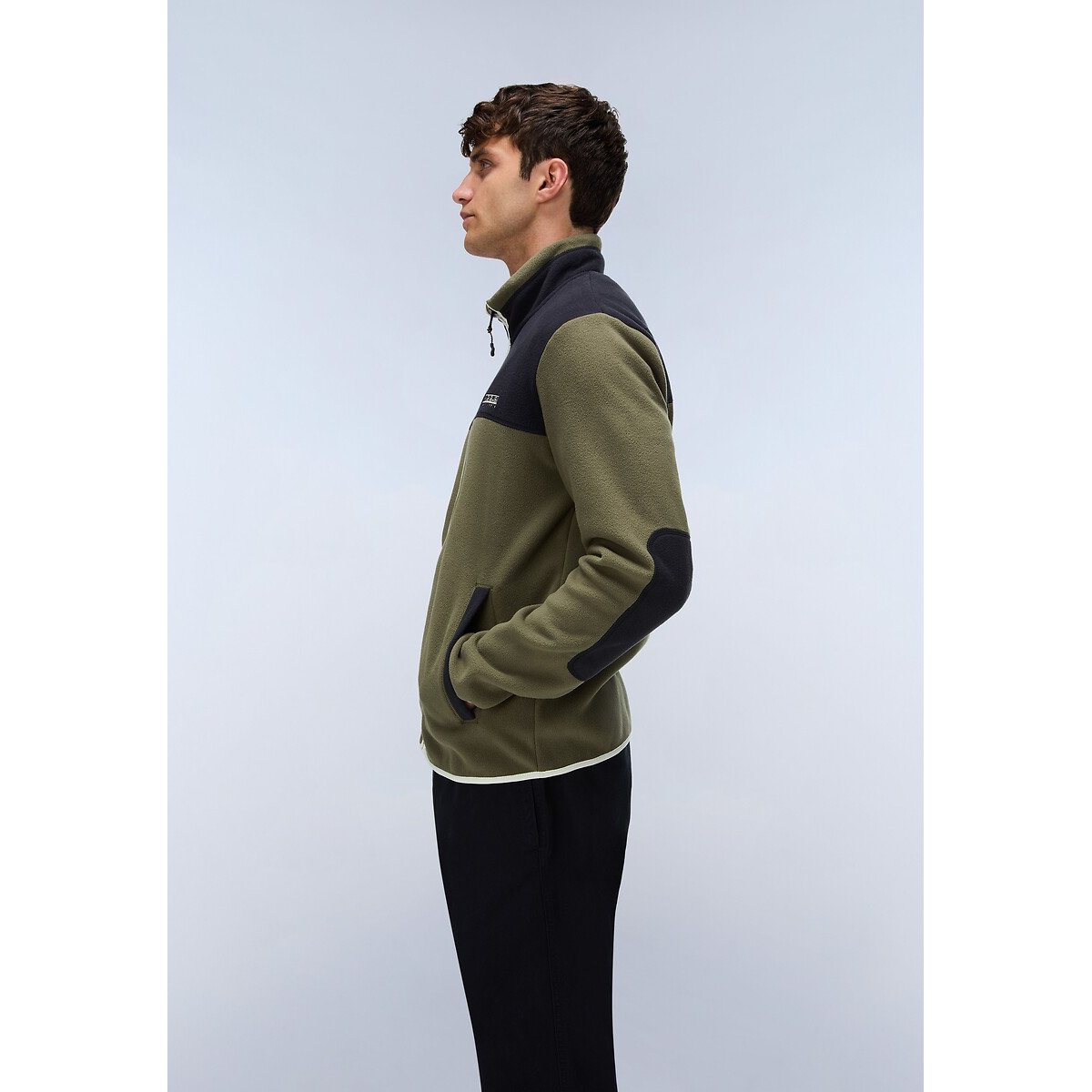 Dergana Fleece Jacket khaki/black, NAPAPIJRI