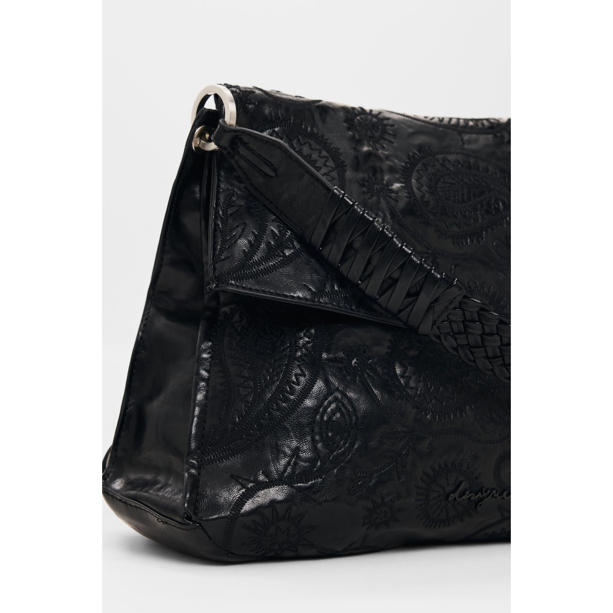 Sac à dos Paisley moyen noir, DESIGUAL