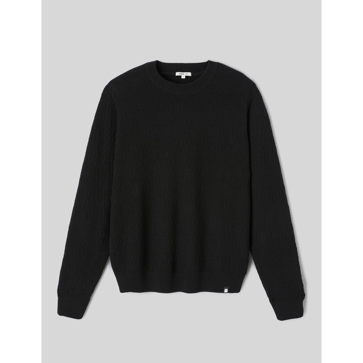 Pull maille fantaisie noir, BZB
