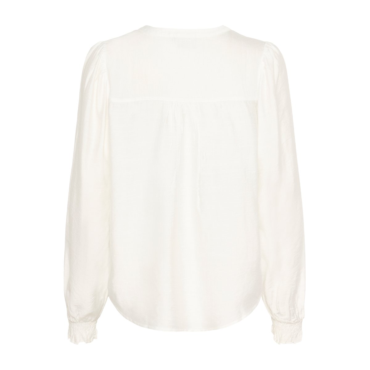 Blouse with long sleeve blanc chalk, KAFFE