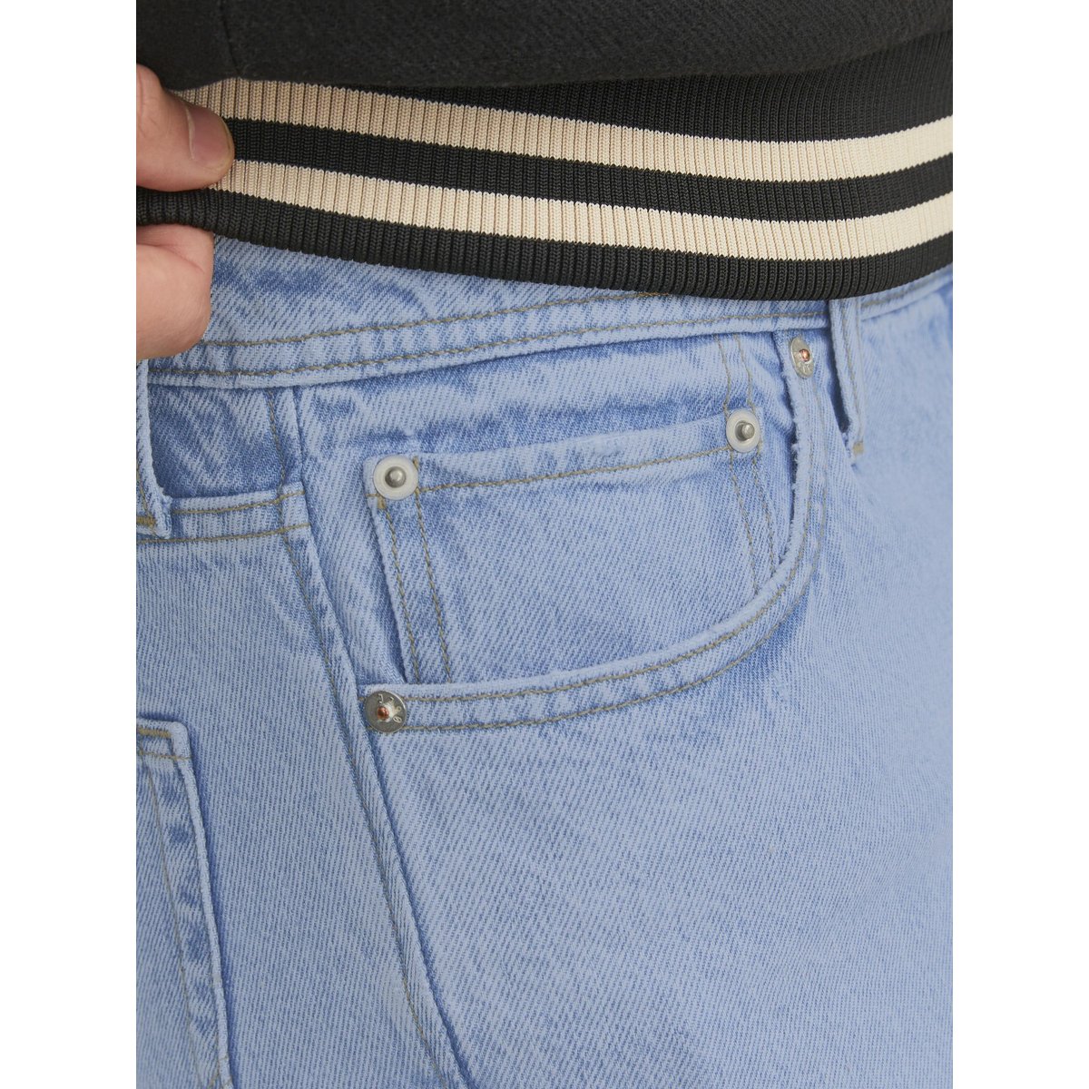 Jean À Coupe Ample blue denim, JACK & JONES