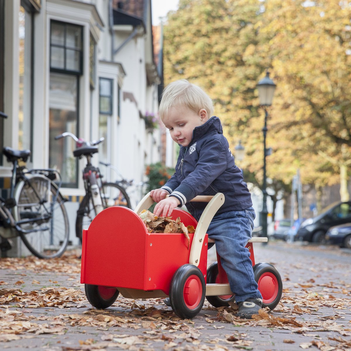 Porteur rouge, NEW CLASSIC TOYS