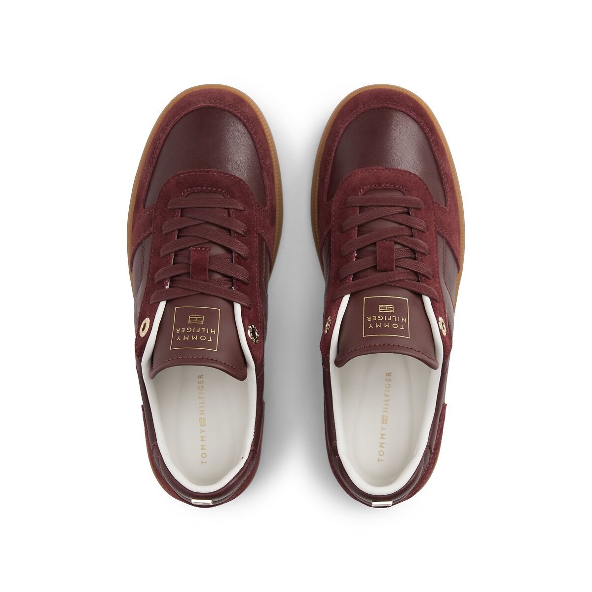 Baskets en cuir, TRIBECA bordeaux, TOMMY JEANS