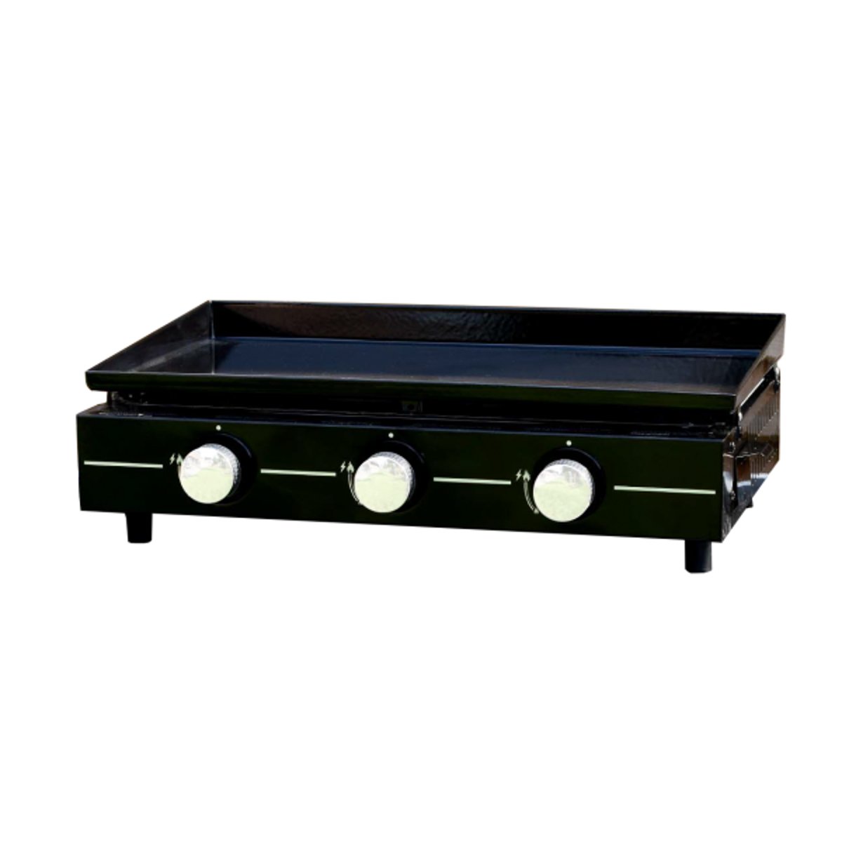 Plancha Gaz 3 brûleurs couleur unique, COOK IN GARDEN