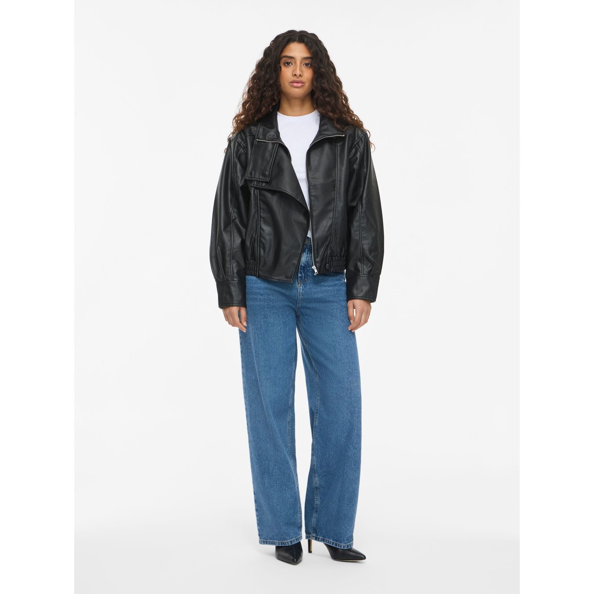 Veste Simili noir - black1, NOISY MAY