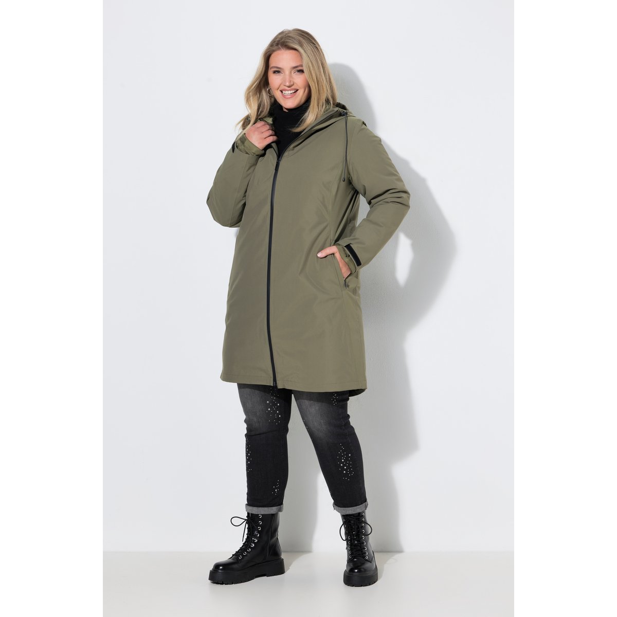 Veste 2-en-1 HYPRAR vert loden, ULLA POPKEN