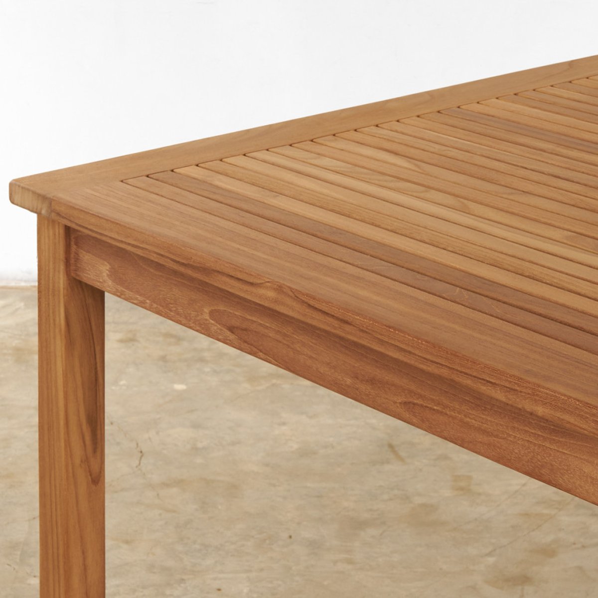Ensemble table de jardin en teck Frida 200 et 6 chaises Tosca naturel, WANDA COLLECTION