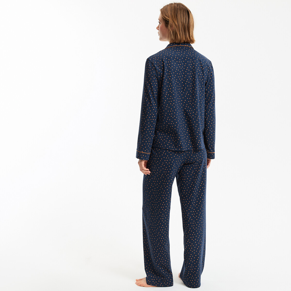Pyjama jersey imprimé pois, ANNE WEYBURN