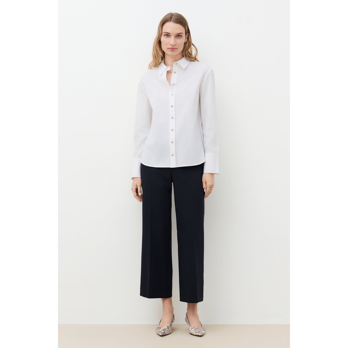 Chemise Carmen blanc, CAROLL