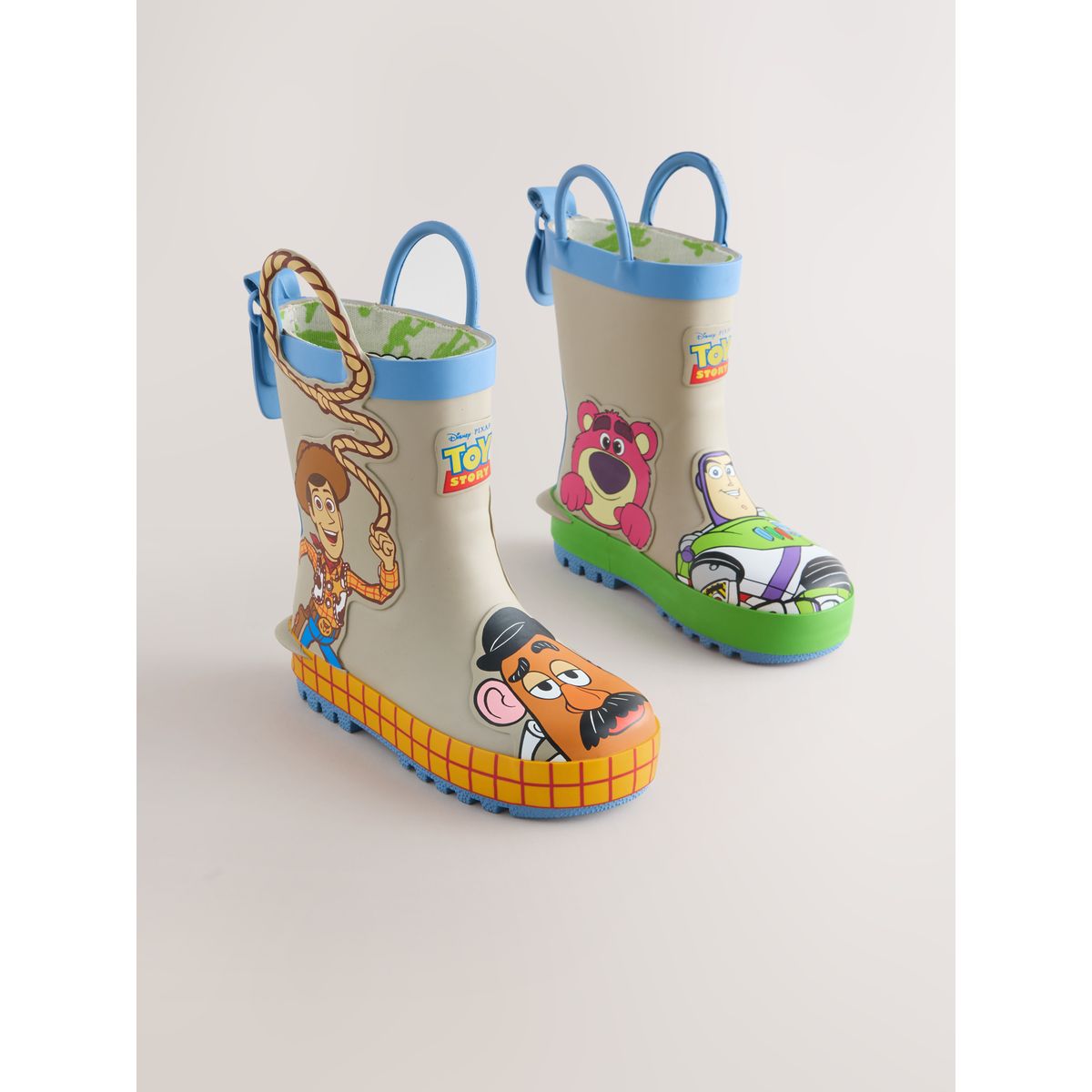Bottes en caoutchouc à poignée toy story naturel, NEXT