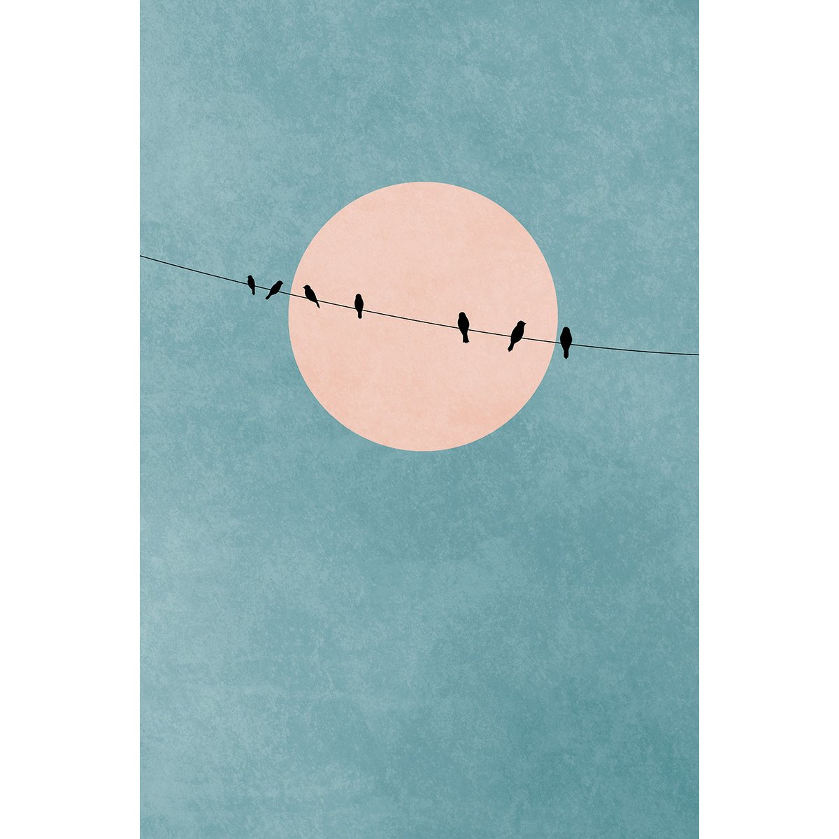 Tableau paysage silence et gratitude tableau alu dibond, HEXOA