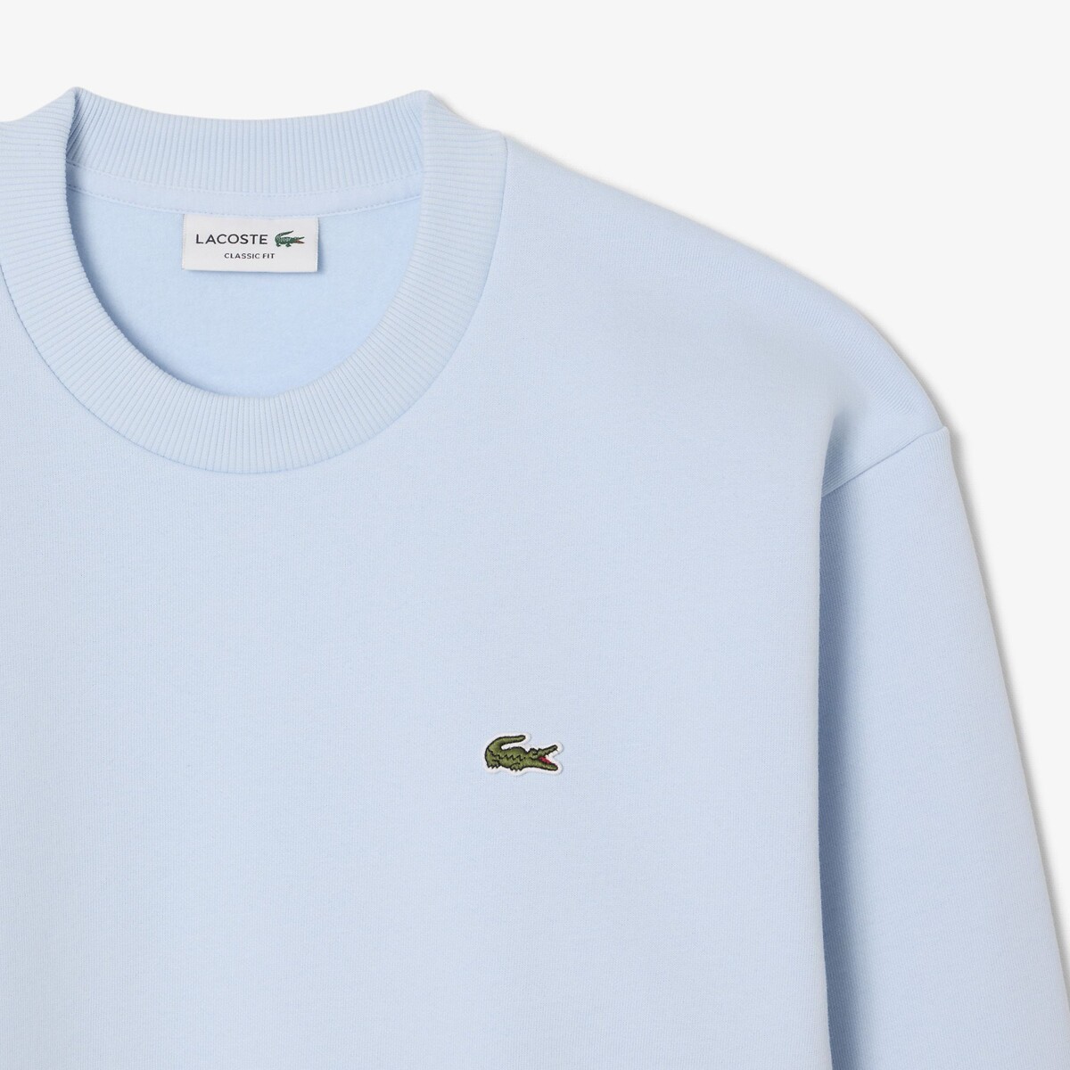 Fleece Sweatshirt light blue, LACOSTE