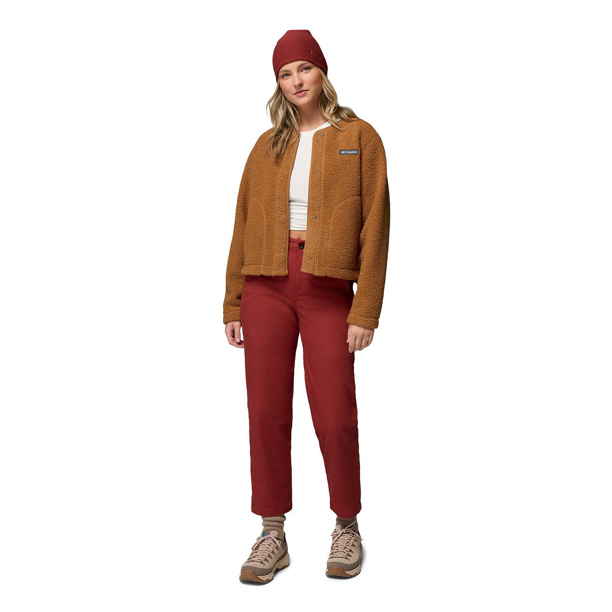 Veste coupe droite marron, COLUMBIA
