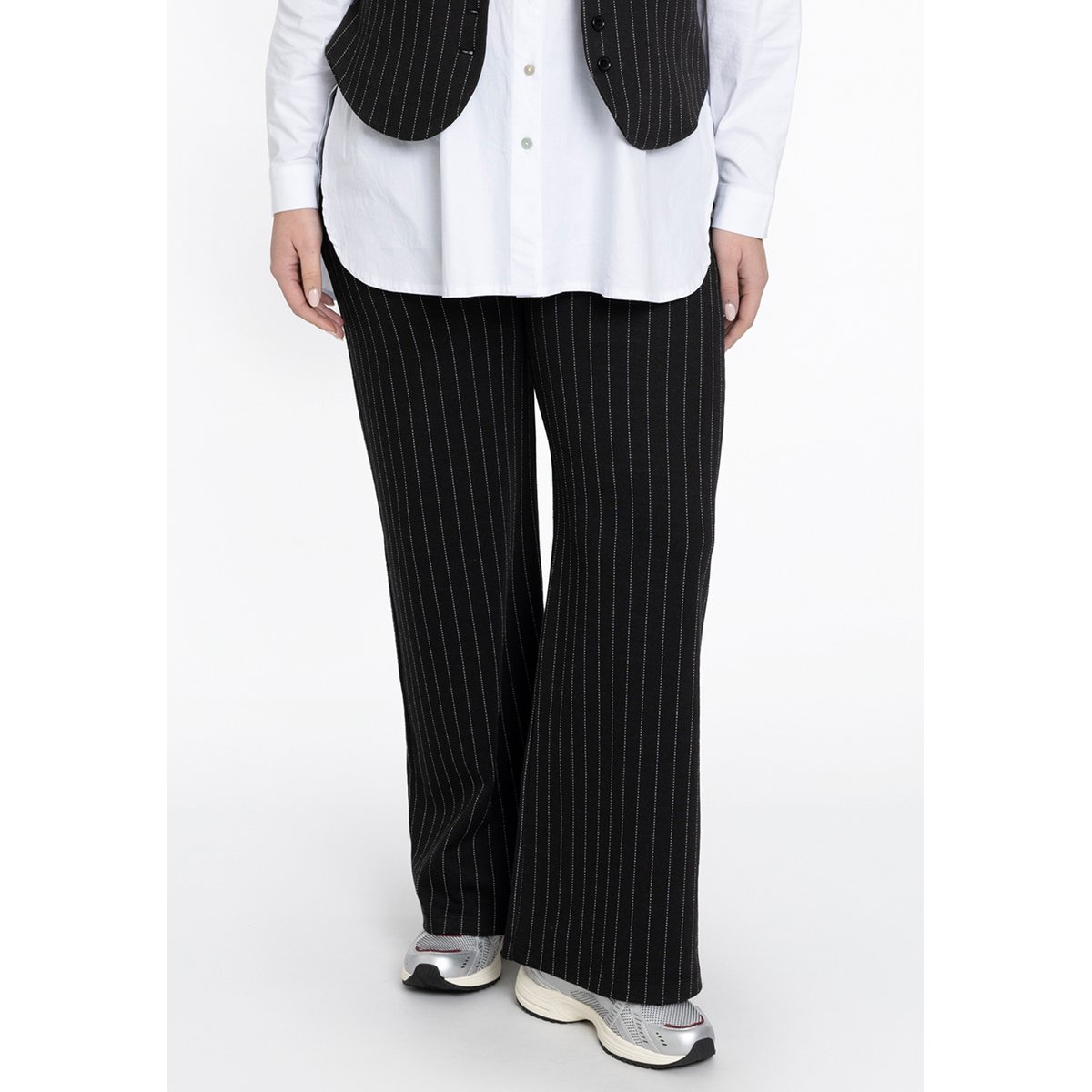 Pantalon avec rayures noir, YOEK