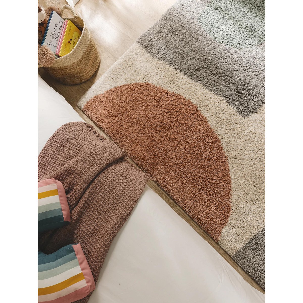 Tapis enfant GOBI multicouleur, BENUTA 
