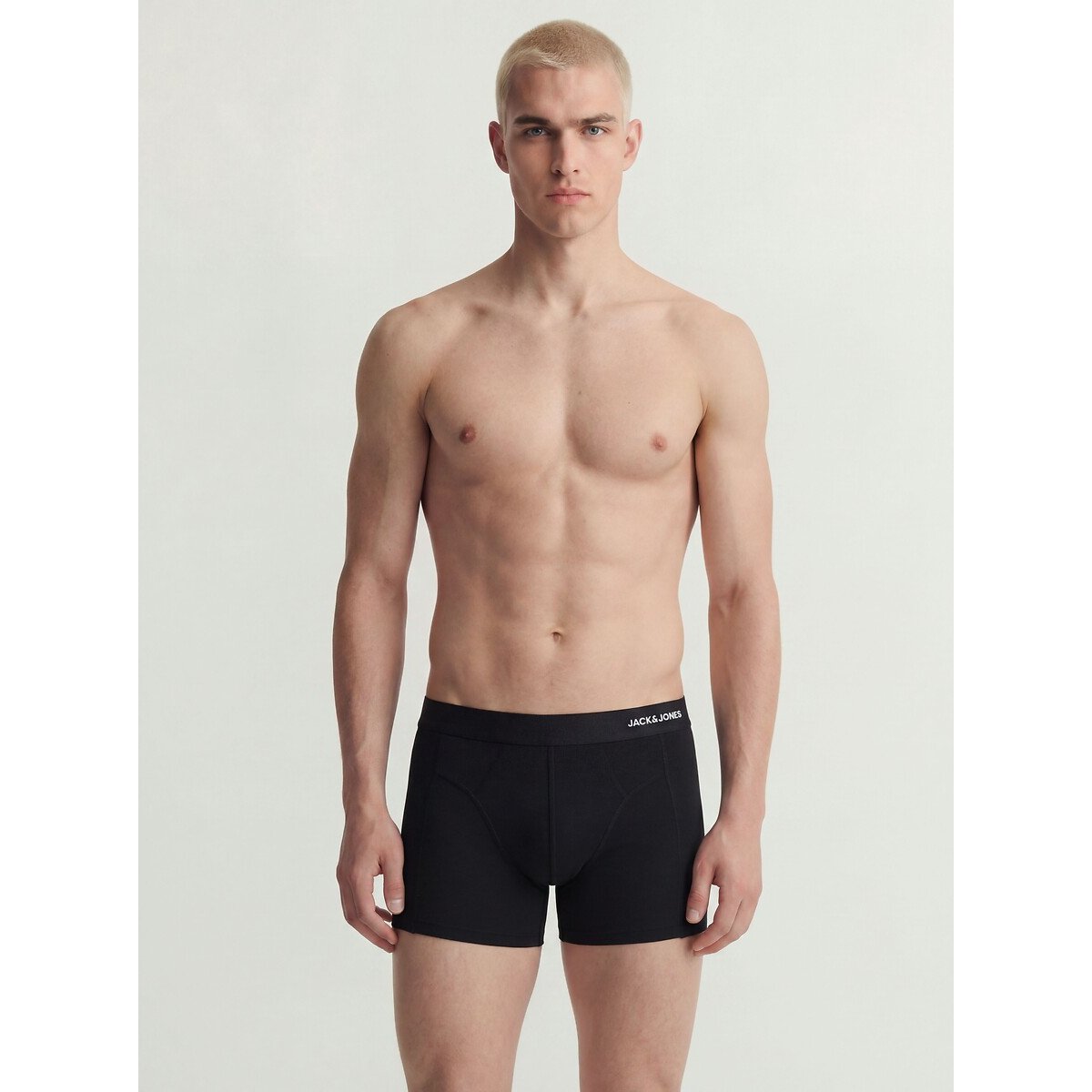 Confezione da 3 boxer tinta unita nero+blu+verde, JACK & JONES