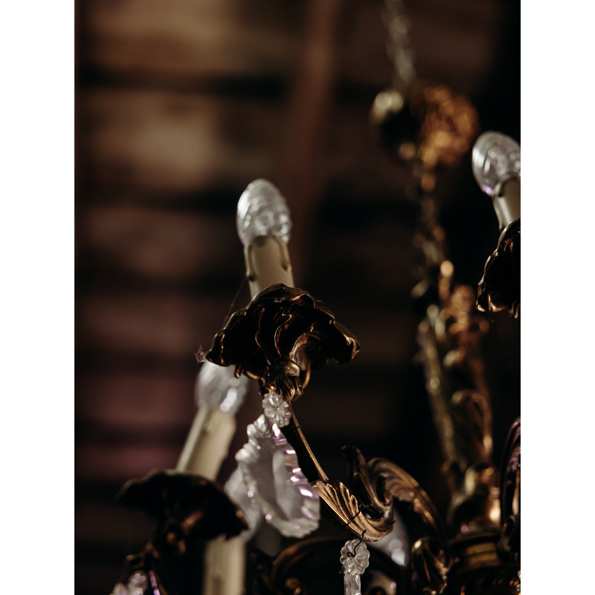 Suspension en cristal au style ancien Sonia N°302 - Bon état transparent, DEBONGOUT