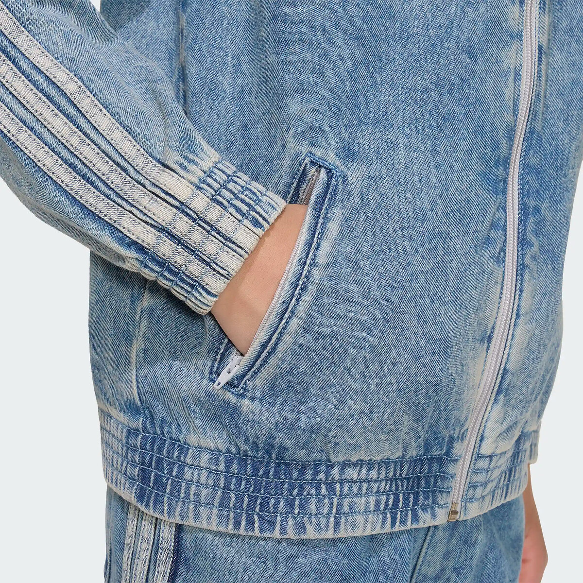 Veste en denim, FIREBIRD denim bleu, adidas Originals