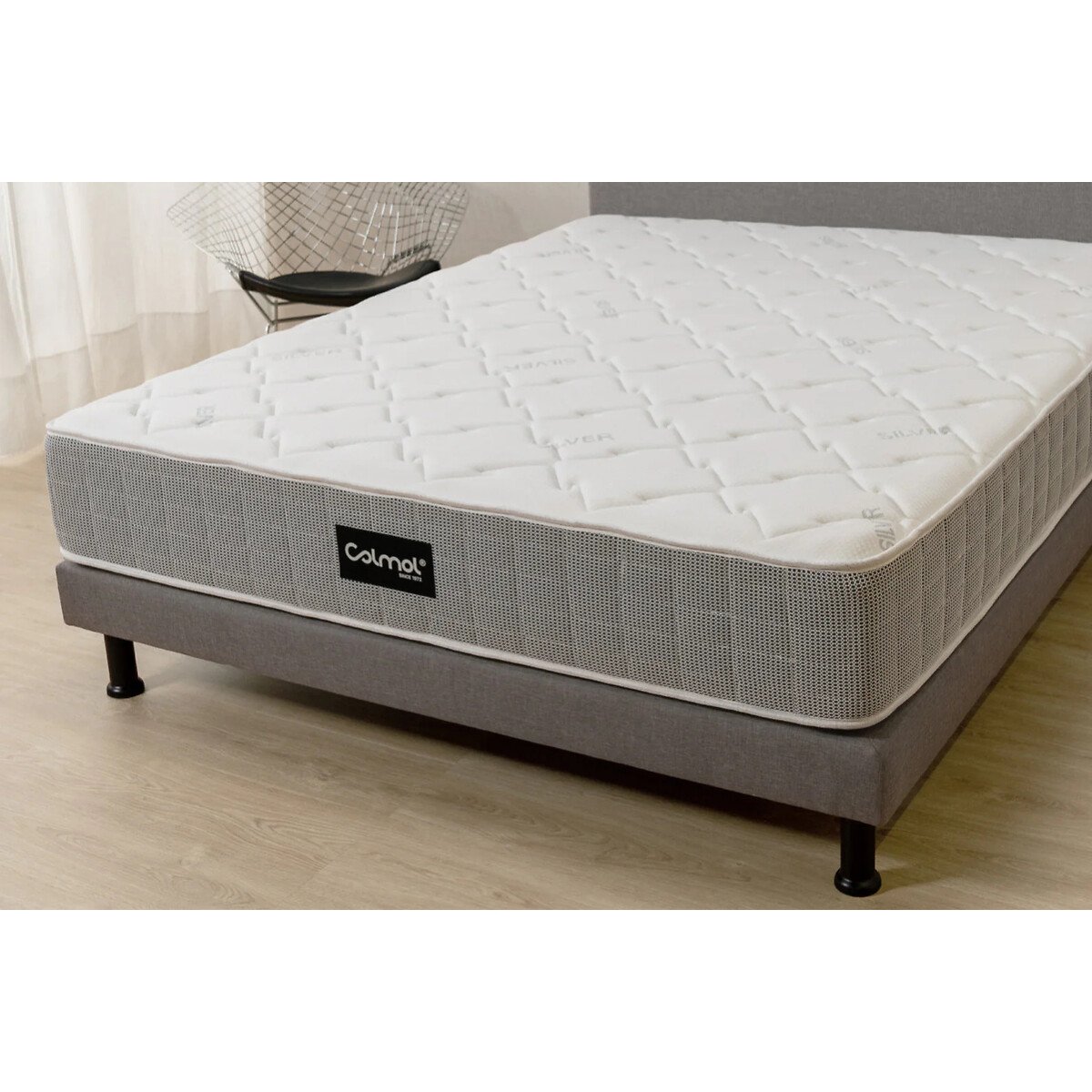 Colchão de molas ensacadas SSI Millenar, Colmol branco, COLMOL