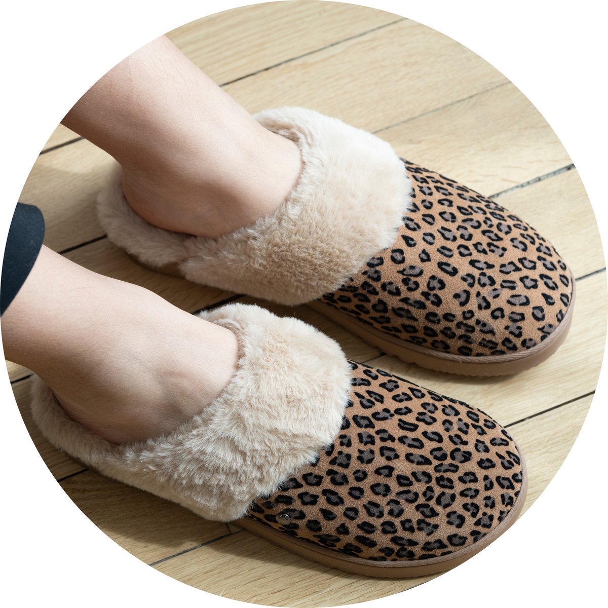 Chaussons Mules brun, ISOTONER