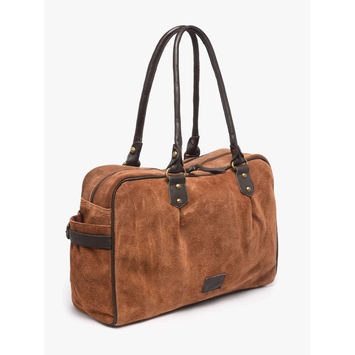 Sac porté épaule A4 Vienne cuir tan, BASILIC PEPPER