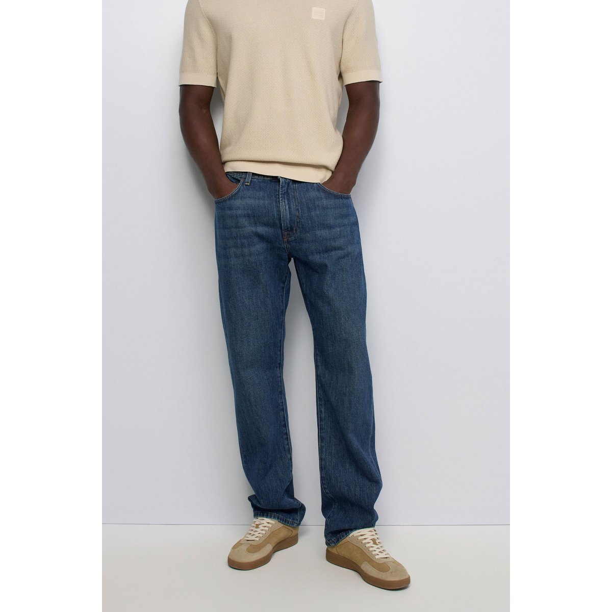 JEAN STRAIGHT FIT bleu vintage, SALSA JEANS