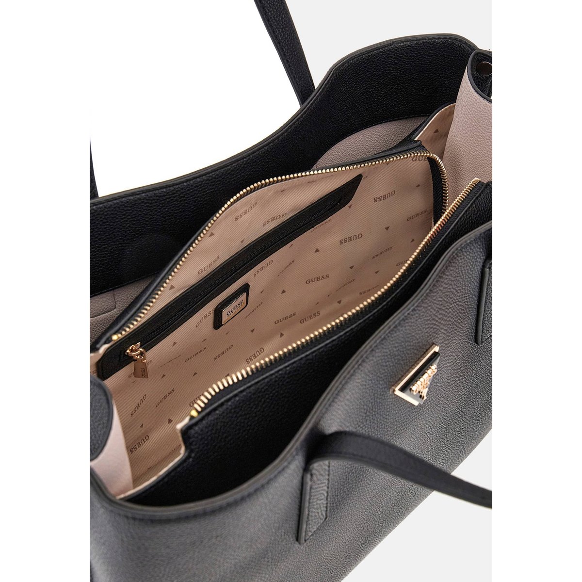 Sac À Provisions Meridian Logo noir, GUESS