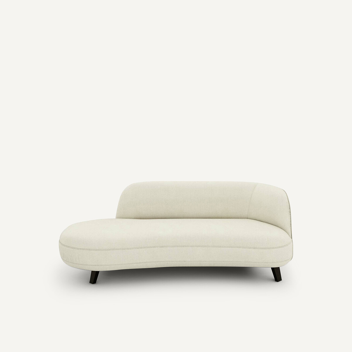 Canapé Dormeuse en lin chambray, ROSEBURY ecru, AM.PM X EMMANUEL GALLINA