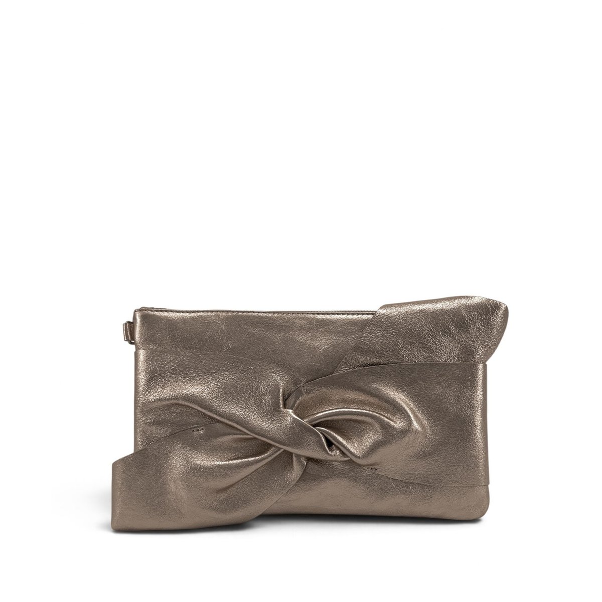 Pochette en cuir irisé SHERAZADE champagne, OH MY BAG