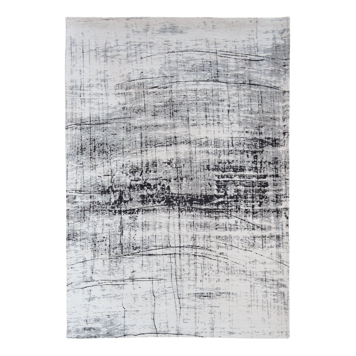 Tapis intérieur/extérieur tissé plat TUBE gris, NOVATREND