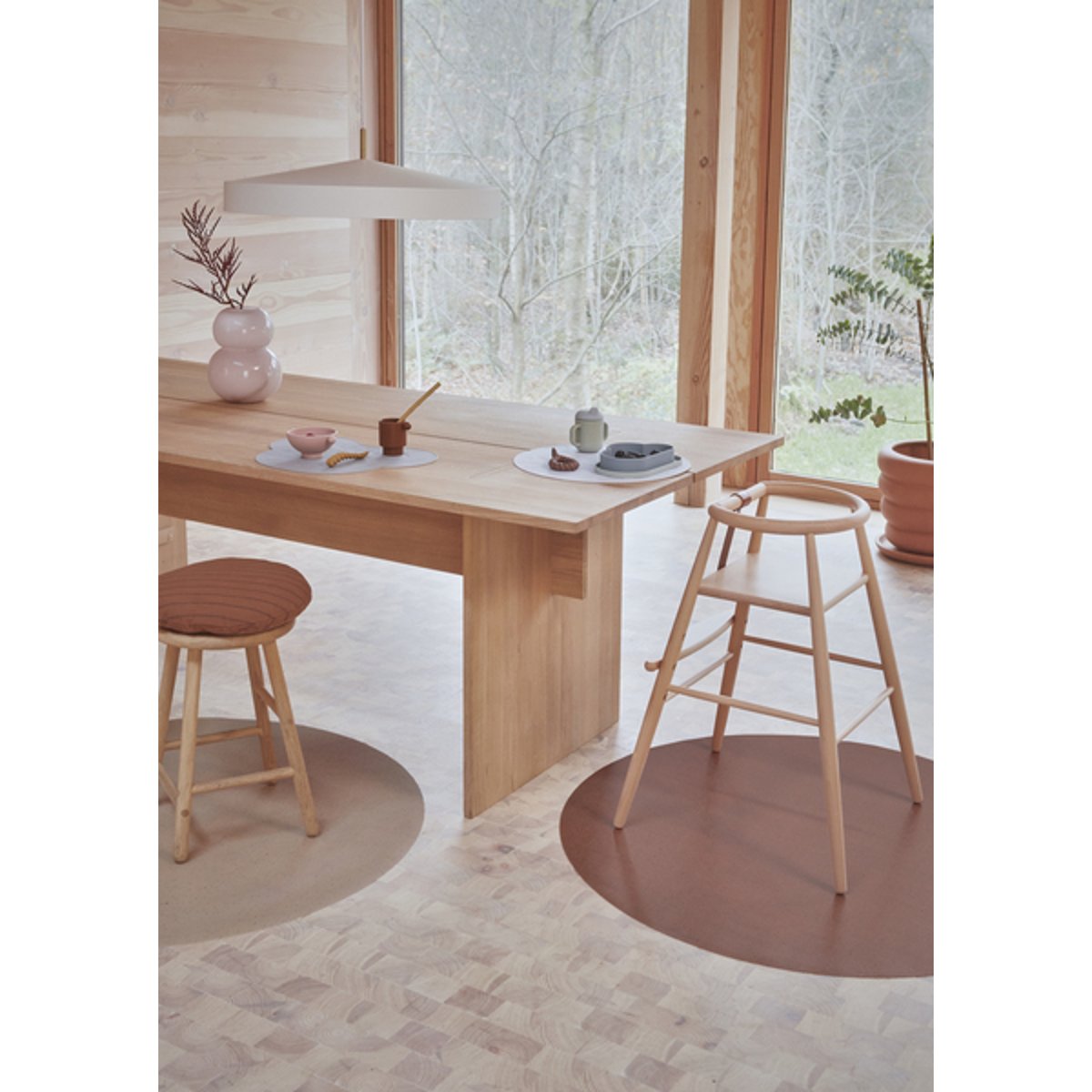 Sets de table en silicone mappemonde MINI bleu, OYOY LIVING DESIGN